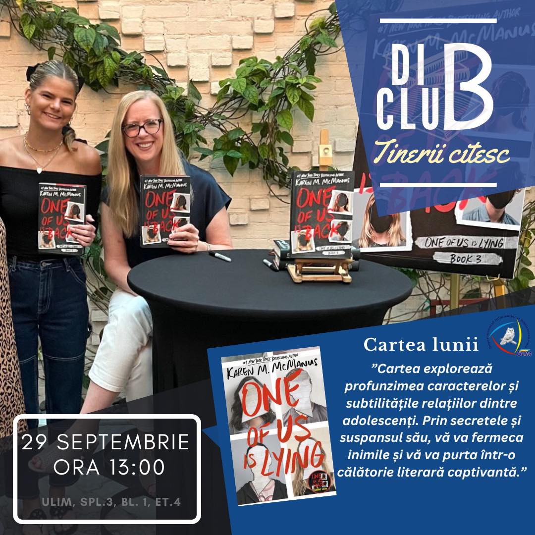 D!B CLUB — Tinerii Citesc Septembrie